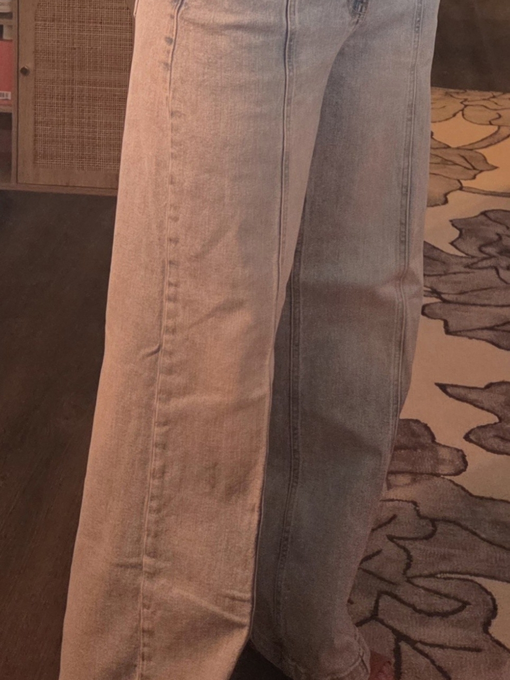 Gap Baggy Mid Rise Light Blue Wash. 10R
